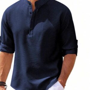 henley collar shirt